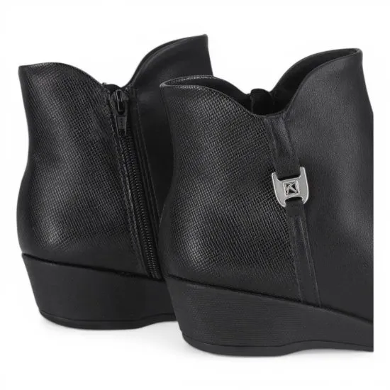 Botin Mujer Plataforma Negro Piccadilly - Imagen 3