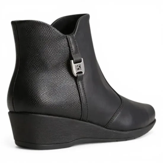 Botin Mujer Plataforma Negro Piccadilly - Imagen 4