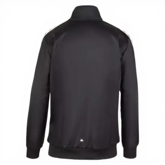 Poleron Full Zipper Black Banda Black Kappa - Imagen 3