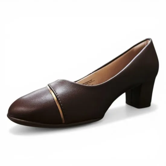 Zapato Mujer Cafe Cacau Taco Medio Piccadilly - Imagen 4