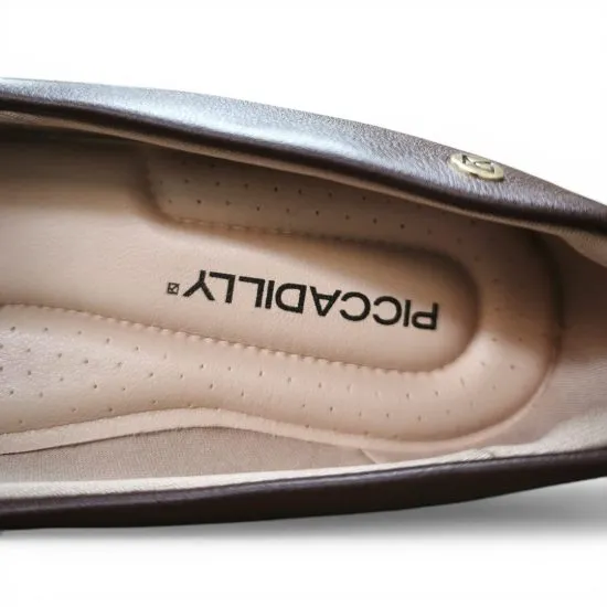 Zapato Mujer Cafe Cacau Taco Medio Piccadilly - Imagen 6