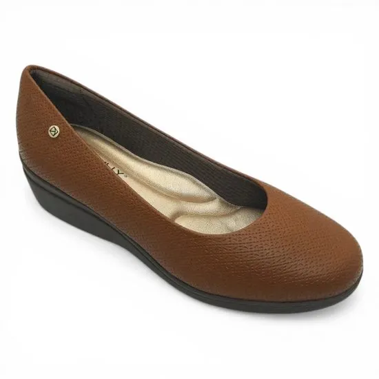 Zapato Mujer Cafe Bajo Plataforma Piccadilly - Imagen 3