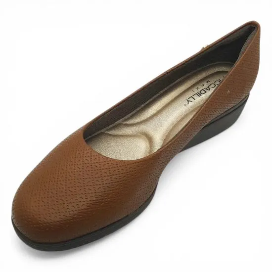 Zapato Mujer Cafe Bajo Plataforma Piccadilly - Imagen 5