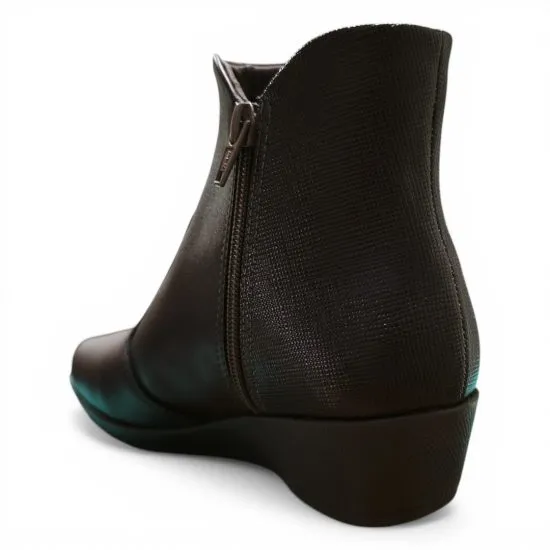 Botin Mujer Marrón Plataforma Piccadilly - Imagen 2