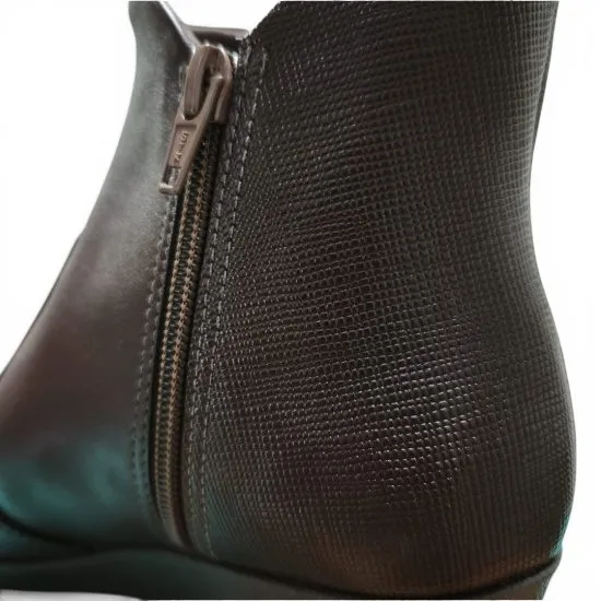Botin Mujer Marrón Plataforma Piccadilly - Imagen 3
