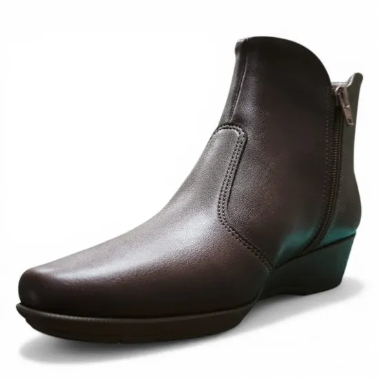 Botin Mujer Marrón Plataforma Piccadilly - Imagen 7