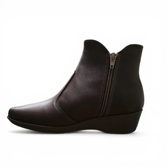 Botin Mujer Marrón Plataforma Piccadilly - Imagen 9