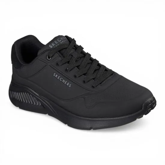 Zapatilla Hombre Uno Lite Suited Lite Black Skechers - Imagen 5