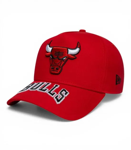 Jockey 9Forty Chicago Bulls Visor Hit Red - Imagen 2