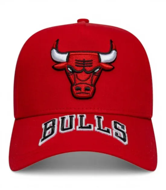 Jockey 9Forty Chicago Bulls Visor Hit Red - Imagen 3