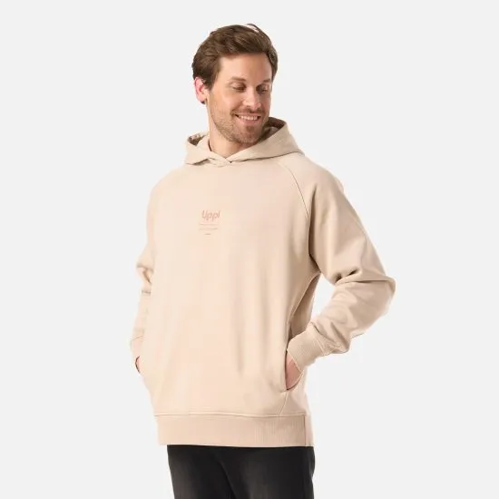 Poleron Hombre Ulmo Hoody Sweatshirt Beige Lippi - Imagen 6