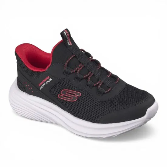 Zapatilla Kids Bounder Pro Blk Skechers - Imagen 3