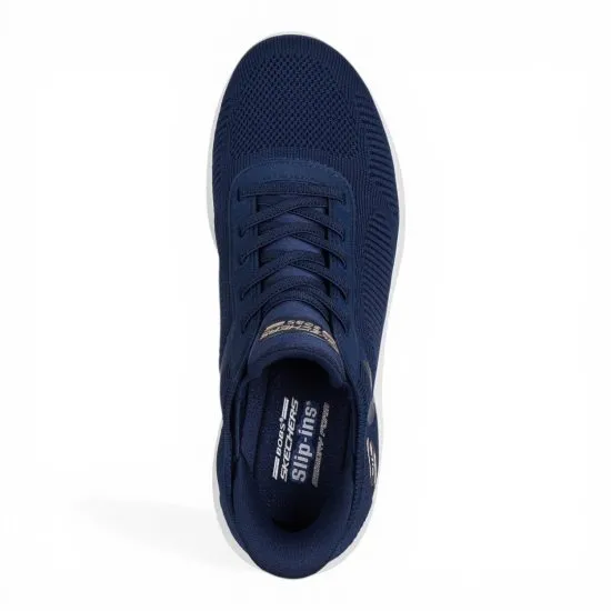 Zapatilla Mujer Bobs Squad Chaos Current Nvy Skechers - Imagen 4