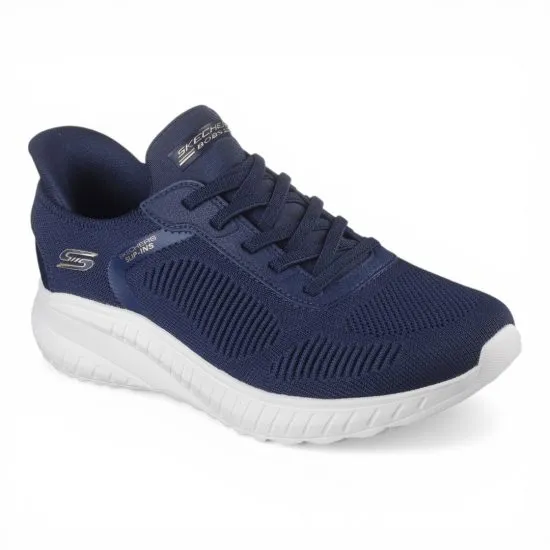 Zapatilla Mujer Bobs Squad Chaos Current Nvy Skechers - Imagen 5