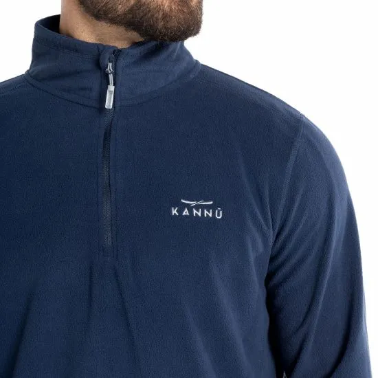 Polar Hombre Valle de la Luna Half Zipper Azul Kannu - Imagen 3