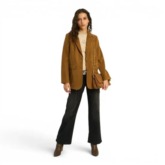 Cartera con Diseno relieve Cadena Larga  Ellus - Imagen 2