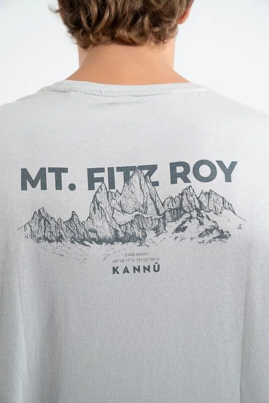 Polera Manga Corta Hombre Lifestyle Gris Kannu - Imagen 3