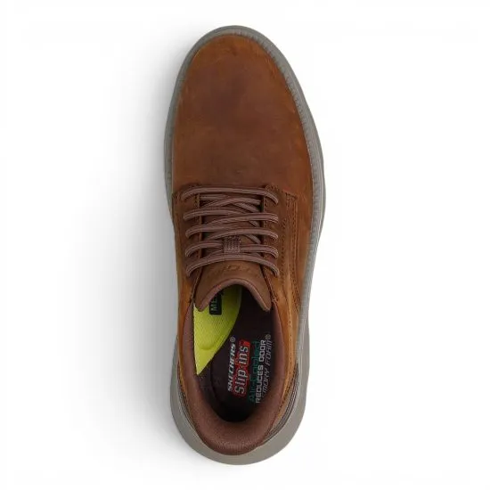 Zapatilla Hombre Garza Duran Café Skechers - Imagen 2