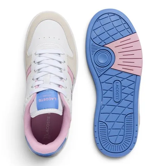 Zapatilla Mujer T-Clip Set Blanca Rosa Celeste Lacoste - Imagen 3