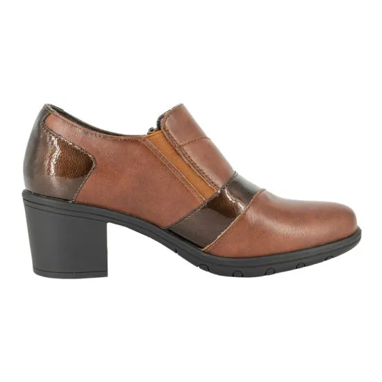 Zapato Zueco Mujer Siena Tacón Café Alquimia - Imagen 4