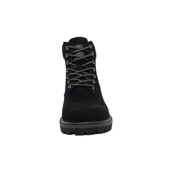 Botin Hombre Cuero Timber Negro Casual London Adixt - Imagen 2