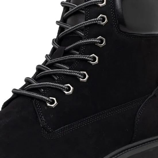 Botin Hombre Cuero Timber Negro Casual London Adixt - Imagen 4