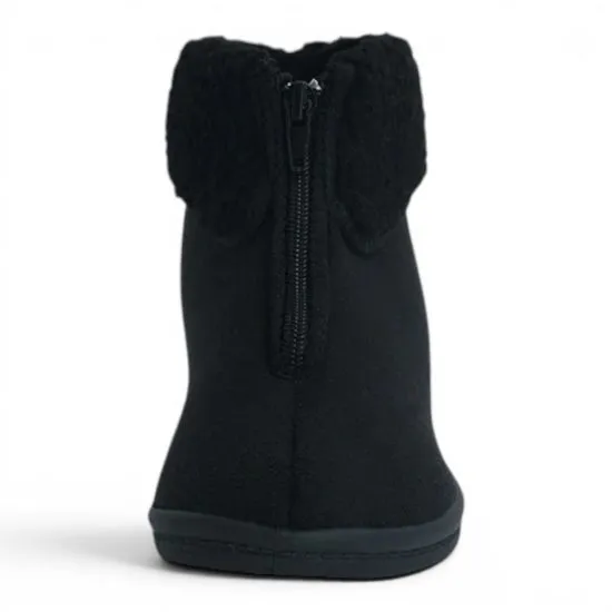 Botín Descanso Mujer Cozy Negro Passer - Imagen 2