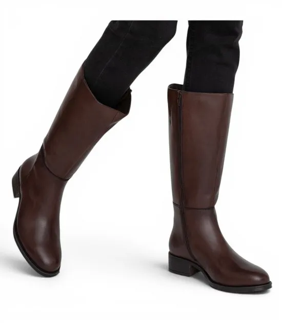 Bota Mujer Napa Chocolate Keka Gacel - Imagen 4