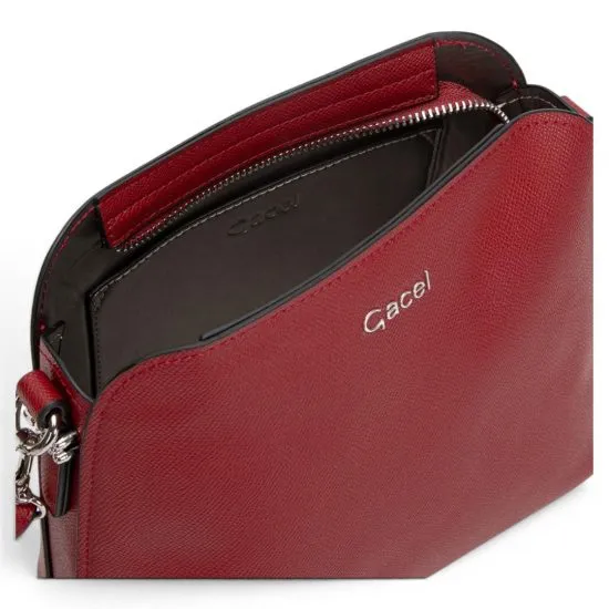 Cartera Bandolera Grande Rojo Gacel - Imagen 2