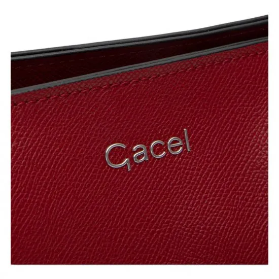 Cartera Bandolera Grande Rojo Gacel - Imagen 5