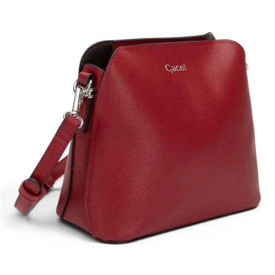 Cartera Bandolera Grande Rojo Gacel - Imagen 7