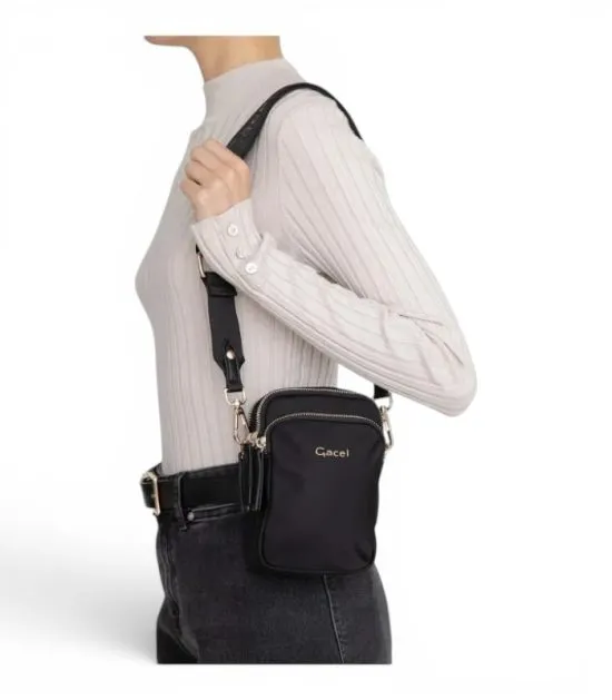 Cartera Bandolera Pequeña CAR3320 Negro - Imagen 3