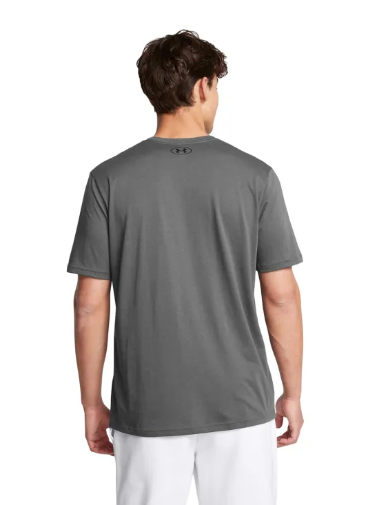 Polera Hombre Left Chest Gris Under Armour - Imagen 2