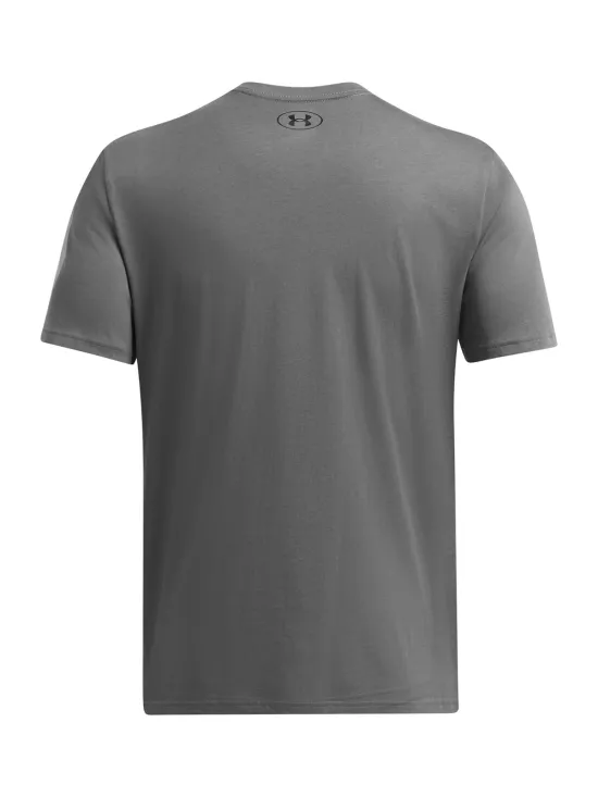 Polera Hombre Left Chest Gris Under Armour - Imagen 4