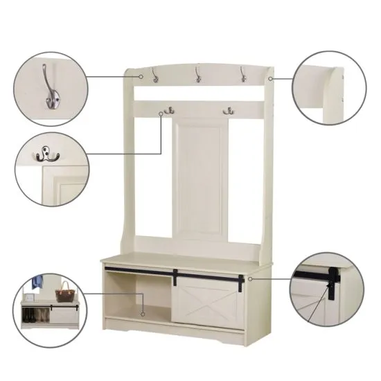 Aparador Perchero Antique White Desc5 Msa - Imagen 5