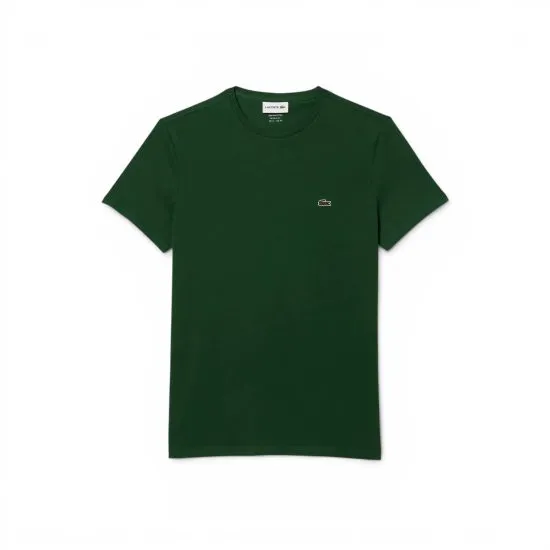 Polera Hombre Cuello Redondo Logo Verde Lacoste - Imagen 3