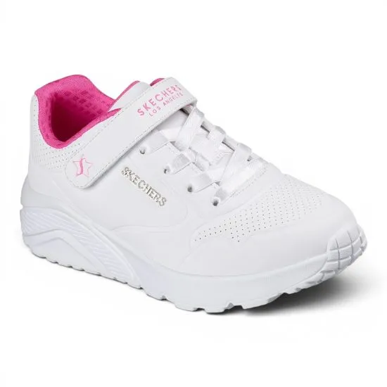 Zapatilla Niña Uno Lite Star Icon Blanca Skechers - Imagen 2
