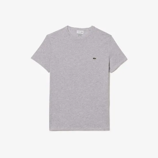 Polera Hombre Cuello Redondo Logo Gris Lacoste - Imagen 3