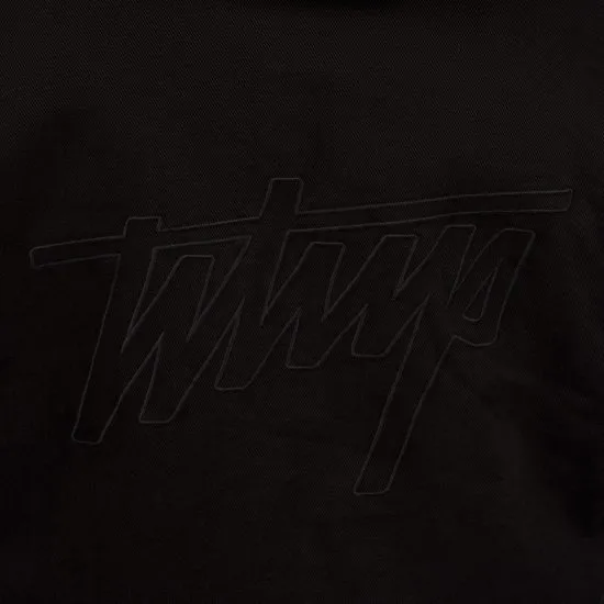 Polerón Hombre Negro Cierre Capucha Básico Whatup - Imagen 4