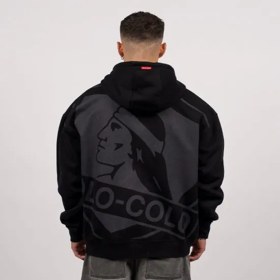 Polerón Hombre Full Zip Negro Colo Colo Urbano - Imagen 2