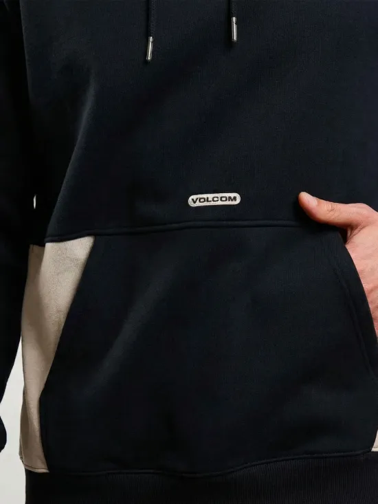 Poleron Hombre Canguro Static Negro Volcom - Imagen 3