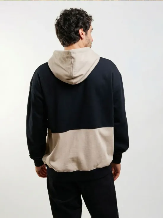 Poleron Hombre Canguro Static Negro Volcom - Imagen 5