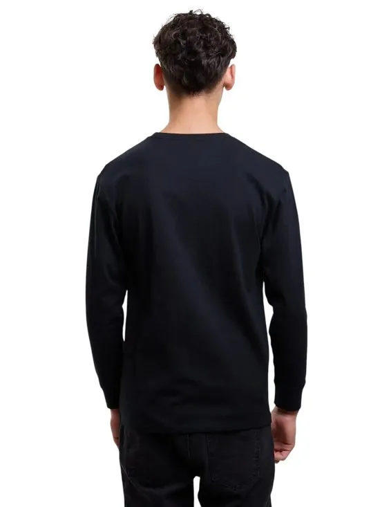 Polera Juvenil Manga Larga Print Negro Maui - Imagen 2