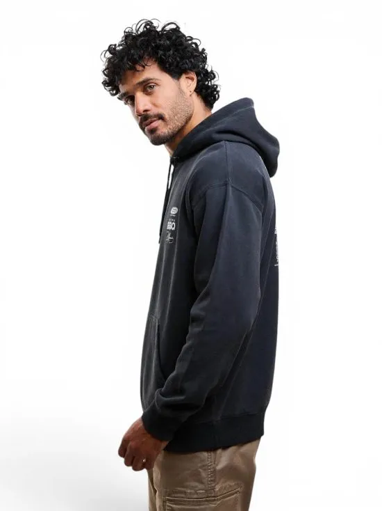 Poleron Hombre Canguro Ultra Ego Negro Maui - Imagen 2