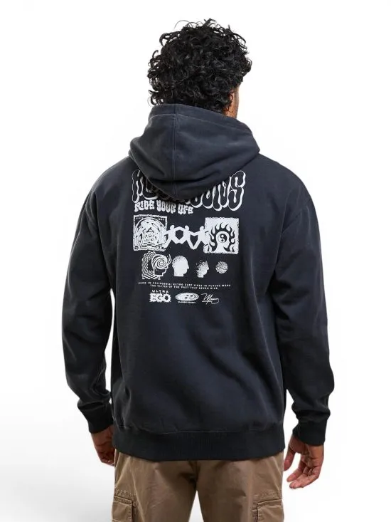 Poleron Hombre Canguro Ultra Ego Negro Maui - Imagen 4