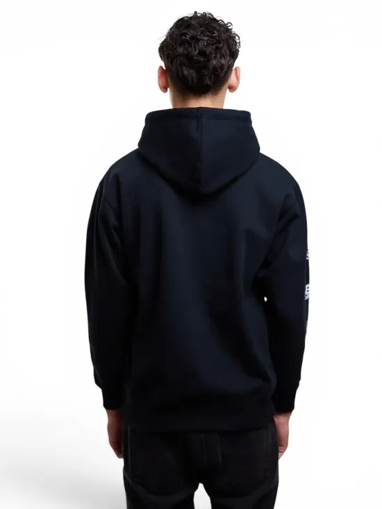 Poleron Juvenil Canguro Ride Your Life Negro Maui - Imagen 2