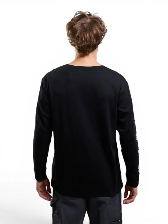 Polera Hombre Manga Larga Barding Negro Maui - Imagen 6