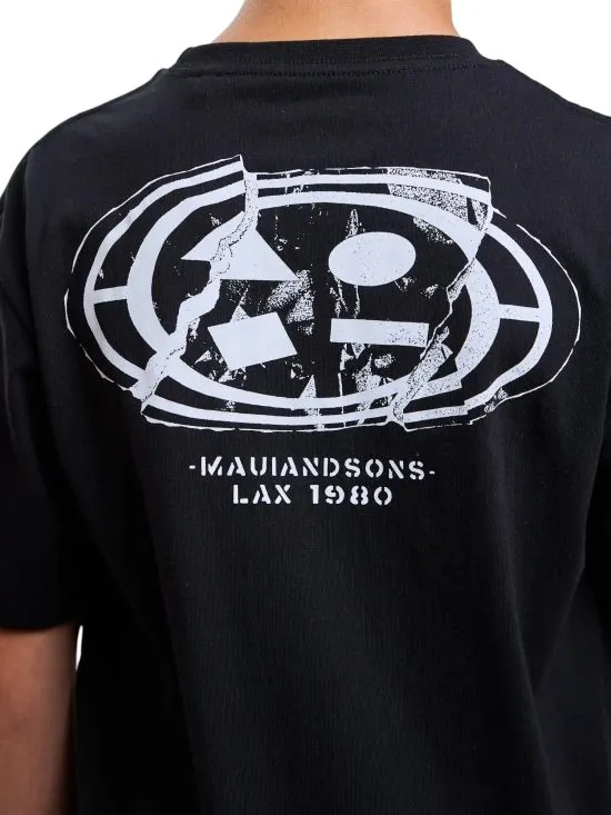 Polera Juvenil Vintage Negro Maui - Imagen 2