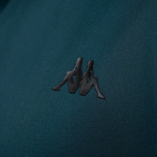 Polerón Hombre Kappa Full Zipper Verde Banda - Imagen 4