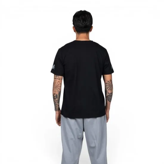 Polera Kappa Men Black Pure Logo Omini - Imagen 2